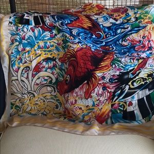 Silk Scarf by Ed Hardy snd Christian Audigier